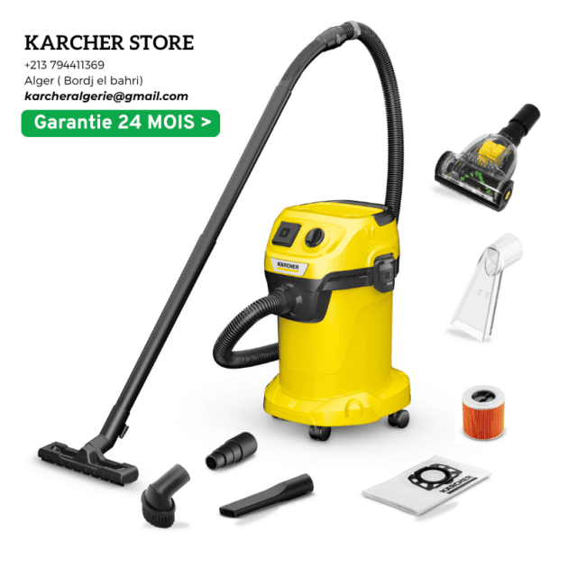 ASPIRATEUR EAU ET POUSSIÈRE WD 3 PLUS P V-19/4/20