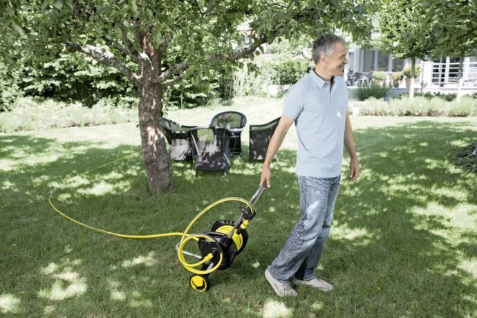 Chariot dévidoir HT 4520 kit Tuyau 20m-15mm – Image 4
